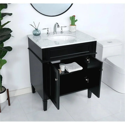 Elegant Kitchen and Bath 30 inch Single bathroom vanity in Grey