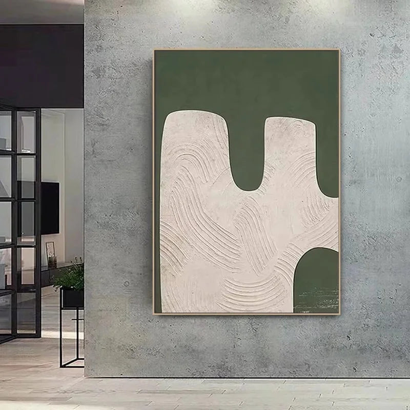 Brown Abstract Painting Wabi Sabi Wall Art Minimalist Painting Neutral Abstract Art Lare Earth Tone Modern Painting Home Decor