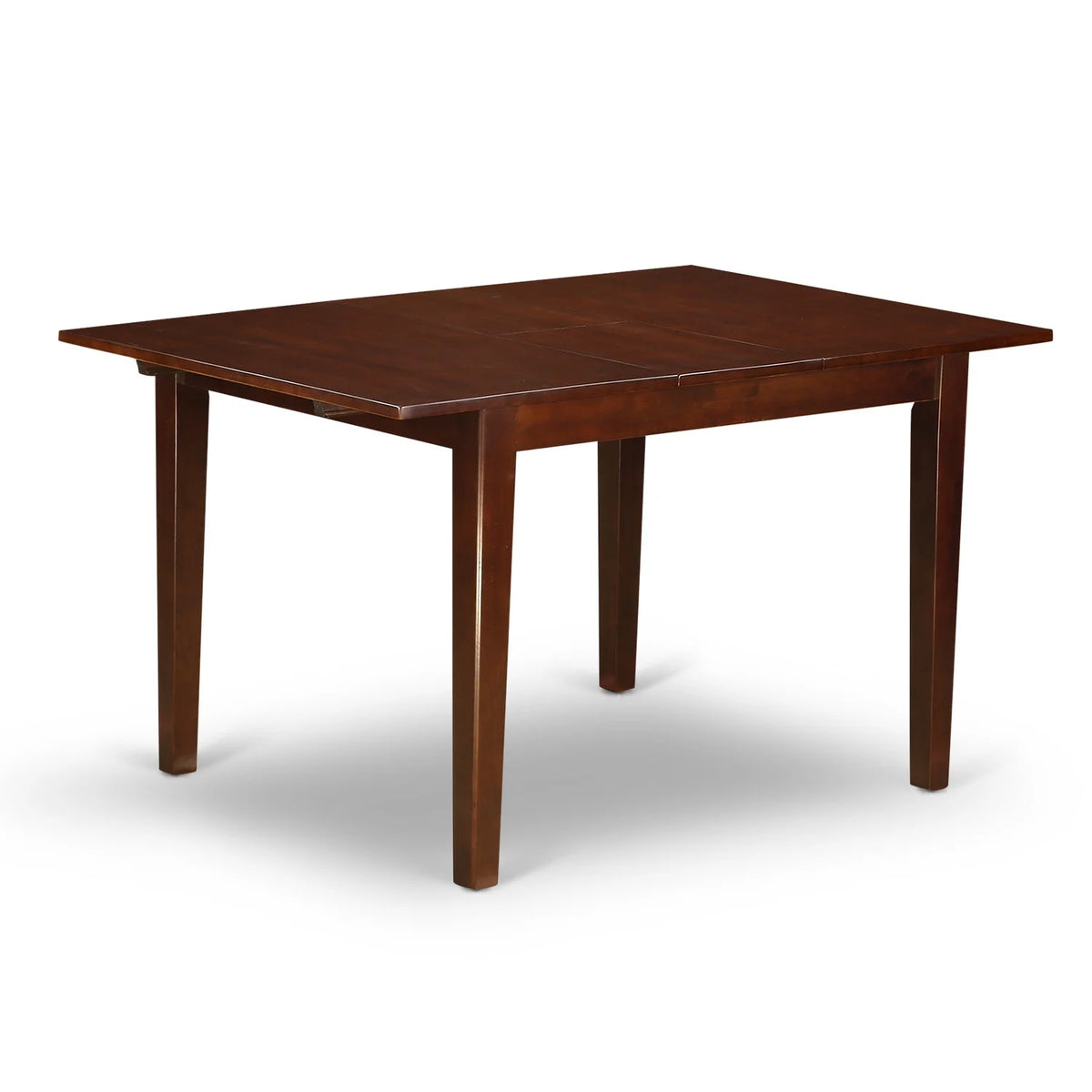East West Furniture Norfolk 3-piece Wood Table and Dining Chair Set in Mahogany
