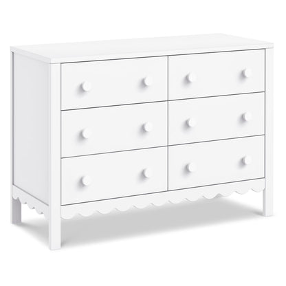 daVinci Sammy Scallop 6-Drawer Dresser in Light Sage
