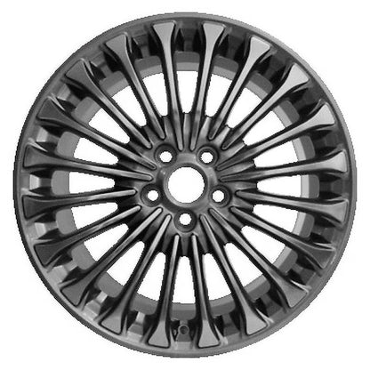 Wheel Rim for 2013-2016 ford Fusion 18 in Gunmetal Aluminum Rim Direct Fit