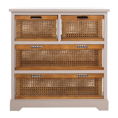 SAFAVIEH Jackson 4-Drawer Storage Unit Black