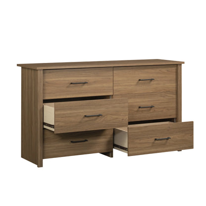 Mainstays Hillside 6-Drawer Dresser, Soft White Finish