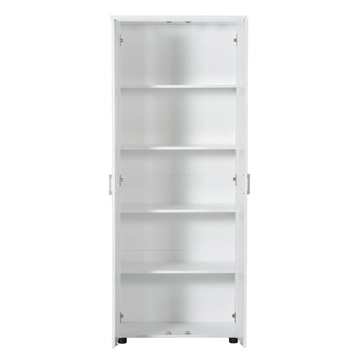 Bellemave White Tall Storage Cabinet with Adjustable Shelf Bathroom Cabinet with 1 Drawer and Storage Rack Large Freestanding Wood Cabinet Storage Organizer Floor Cabinet, White