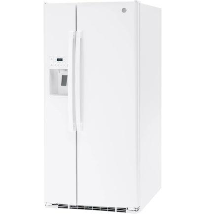 General Electric Side by Side Freestanding Refrigerator, Black
