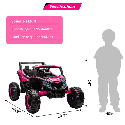 EastVita Ride on UTV Car, 24V Ride on Car