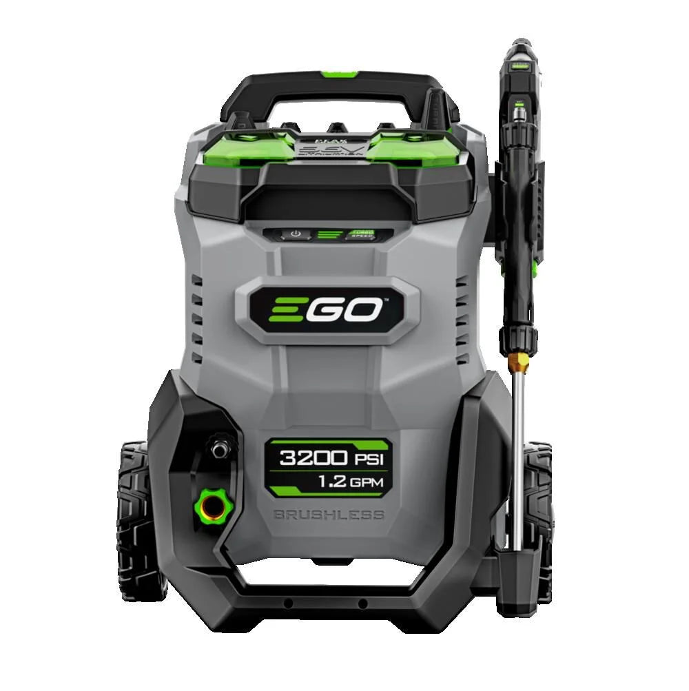 Ego Power+ 3200 Psi 1.2 Gpm Battery Powered Cold Water Pressure Washer With 5 Spray Nozzles 6.0Ah Kit