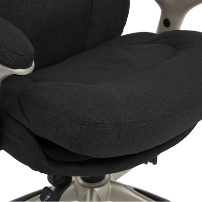 Serta Back in Motion Technology Fabric Executive Office Chair, Light Gray