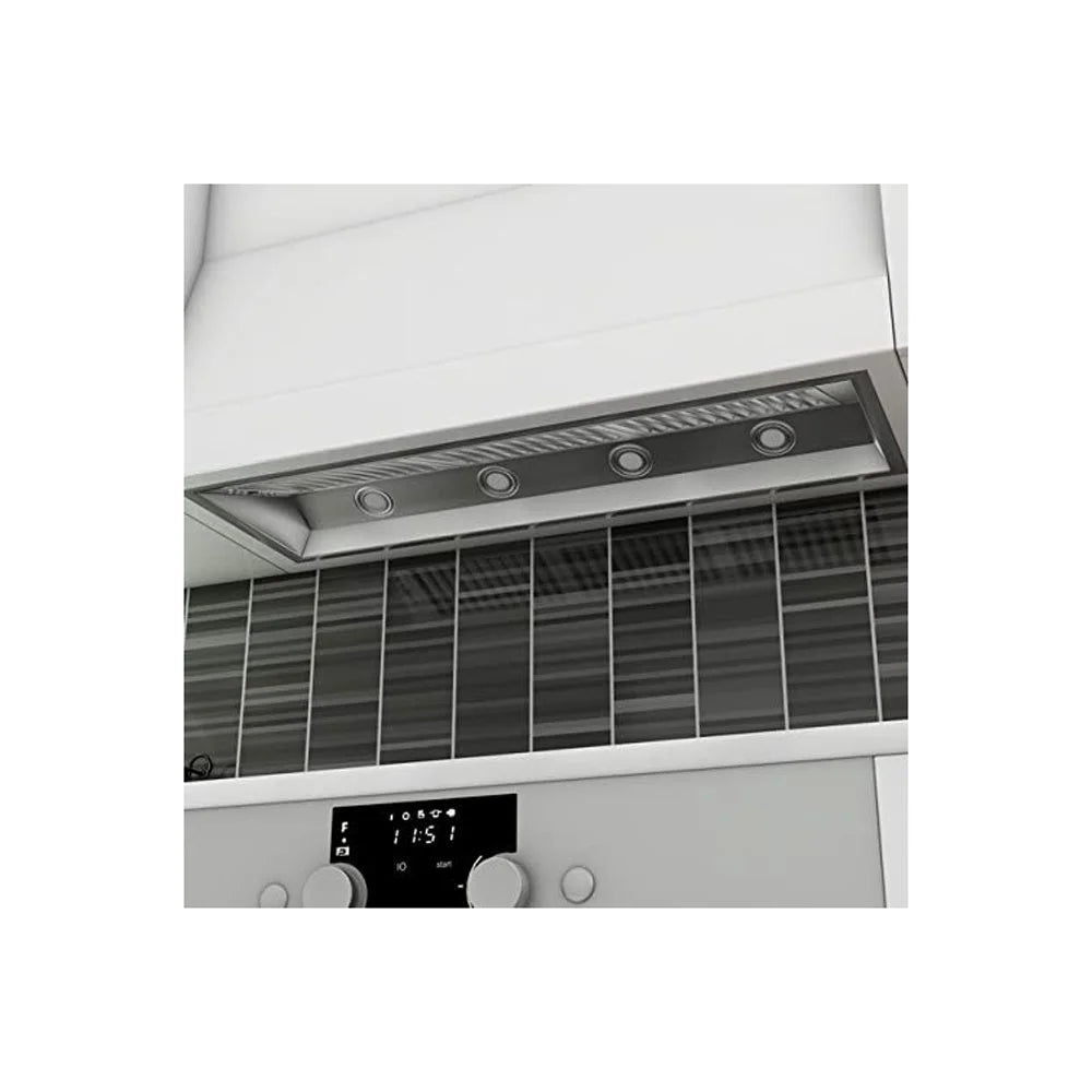 ZLINE 695-46 Deep 46 Inch Range Hood Insert with LED Lighting, Stainless Steel