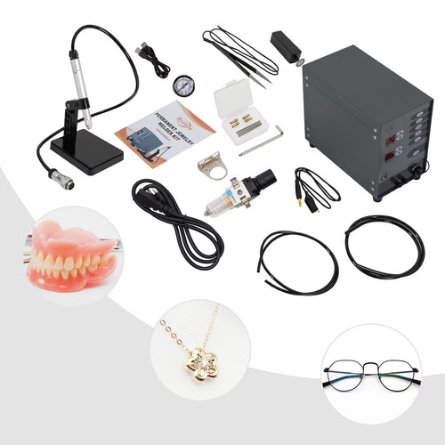 Jewelry Spot Welding Machine, 110V 60HZ Pulse Argon Arc Permanent Jewelry Welder,Permanent Jewelry Welder Kits,Jewelry Repair Tool Gold Denture and Hardware Workpiece Welding