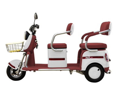 Massimo MGC E-Trike 3-Wheel Electric Cart – 17 MPH, 2-Seater Adult Scooter – Blue