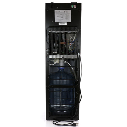 MegaChef Stainless Steel Bottom Load Hot and Cold Water Dispenser 5 Gallon Water Cooler