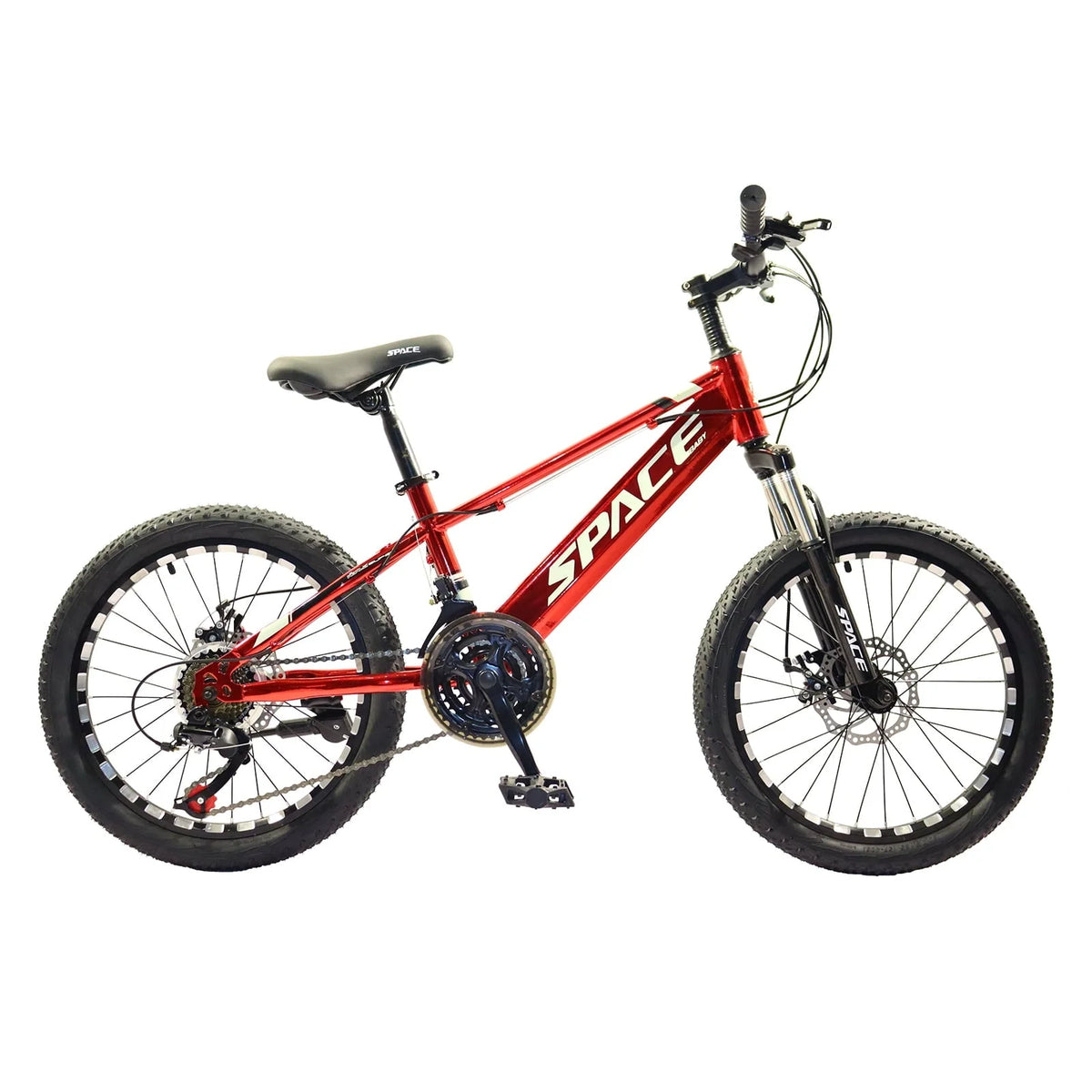 Hlaill Mountain Bike for Kids, Featuring 20-Inch Aluminuml Steel Frame and 21-Speed with 20-Inch Wheels For Unisex （Red）