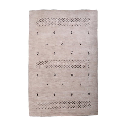 Rugsotic Carpets Handmade Rugs Hand Knotted Loom Rectangle 3'x5' Orange Wool for Indoor Use