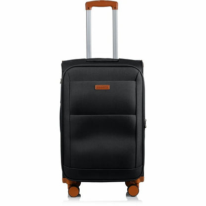 CHAMPS Classic Collection, 3-piece Softside Luggage set, Black