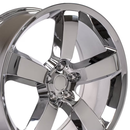 20" Replica Wheel DG04 Fits Dodge Charger Challenger SRT Rim 20x9 Chrome Wheel