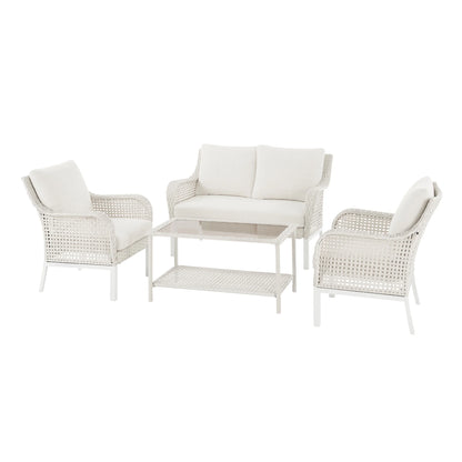 Mainstays Tuscany Ridge 4-Piece Conversation Set, Red