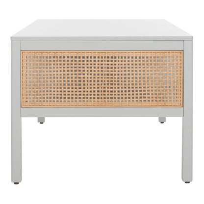 SAFAVIEH Miya Solid 2 Shelf Coffee Table Wood, Natural