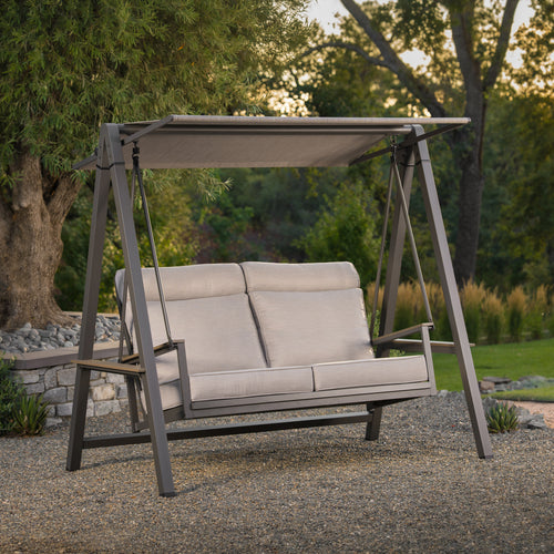 SunVilla Pine Knoll Cushion Outdoor Patio Swing