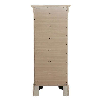 Glory Furniture Louis Phillipe 7 Drawer Lingerie Chest in Cherry