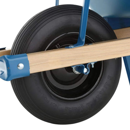 Jackson Blue Steel Pneumatic Contractors Wheelbarrow 6 Cu Ft