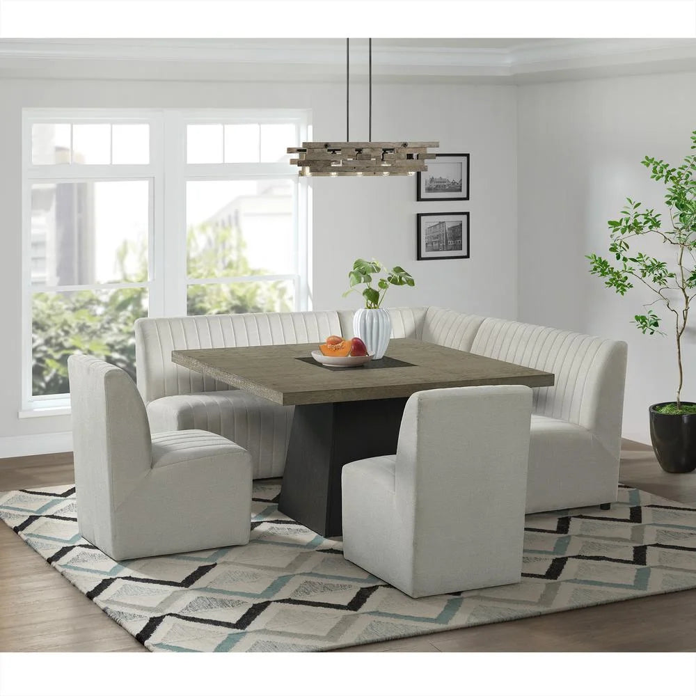 Picket House Furnishings Rizzo Dining Bench in Beige Linen