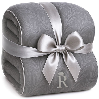 Royal Therapy Queen Size Comforter �C White Comforter, Down Alternative Bed Comforter, Fluffy Duvet Insert, Cool And Comfortable