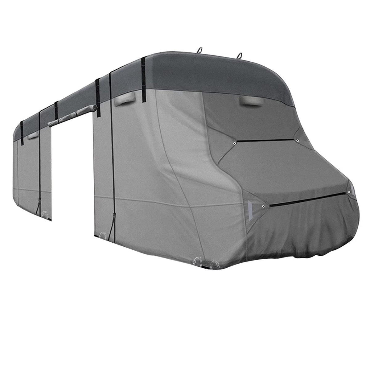 RV Cover Camper Cover Top 6 Layers of Non-Woven Fabric Side 3 Layers of Non-Woven Fabric Replacement for Class C 23 Feet- 26 Feet