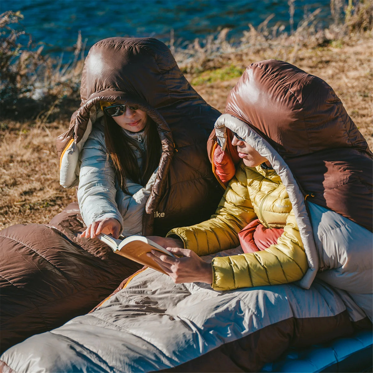 Naturehike, Mummy Sleeping Bag, Pro Outdoor Down Sleeping Bag for Cold Weather,  Water Repellent Sleeping bag with Compression Sack, High Fluffy Duck Down Filling,  For Hiking/Travel/Expedition