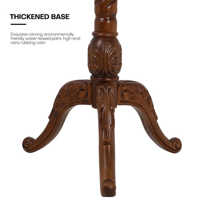 Vintage 79" Coat Tree Stand Heavy Duty Freestanding Clothes Hat Coat Rack Stand with 8 Hooks
