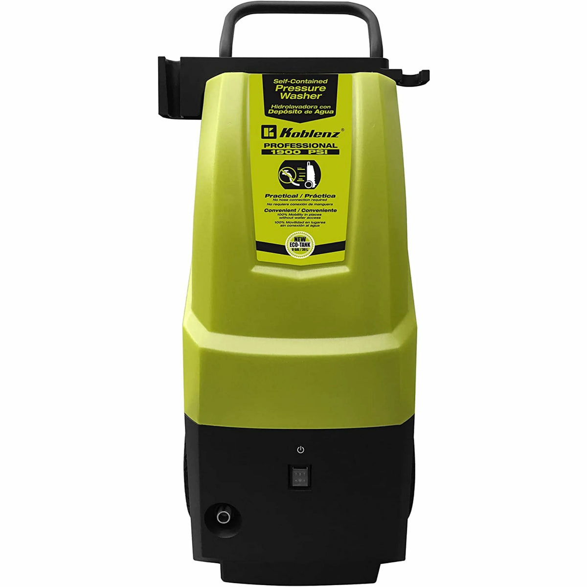 Koblenz Electric Pressure Washer With self contained water tank - Green