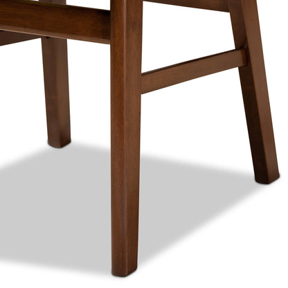 Baxton Studio Euclid Dining Chair, Set of 2, Sand