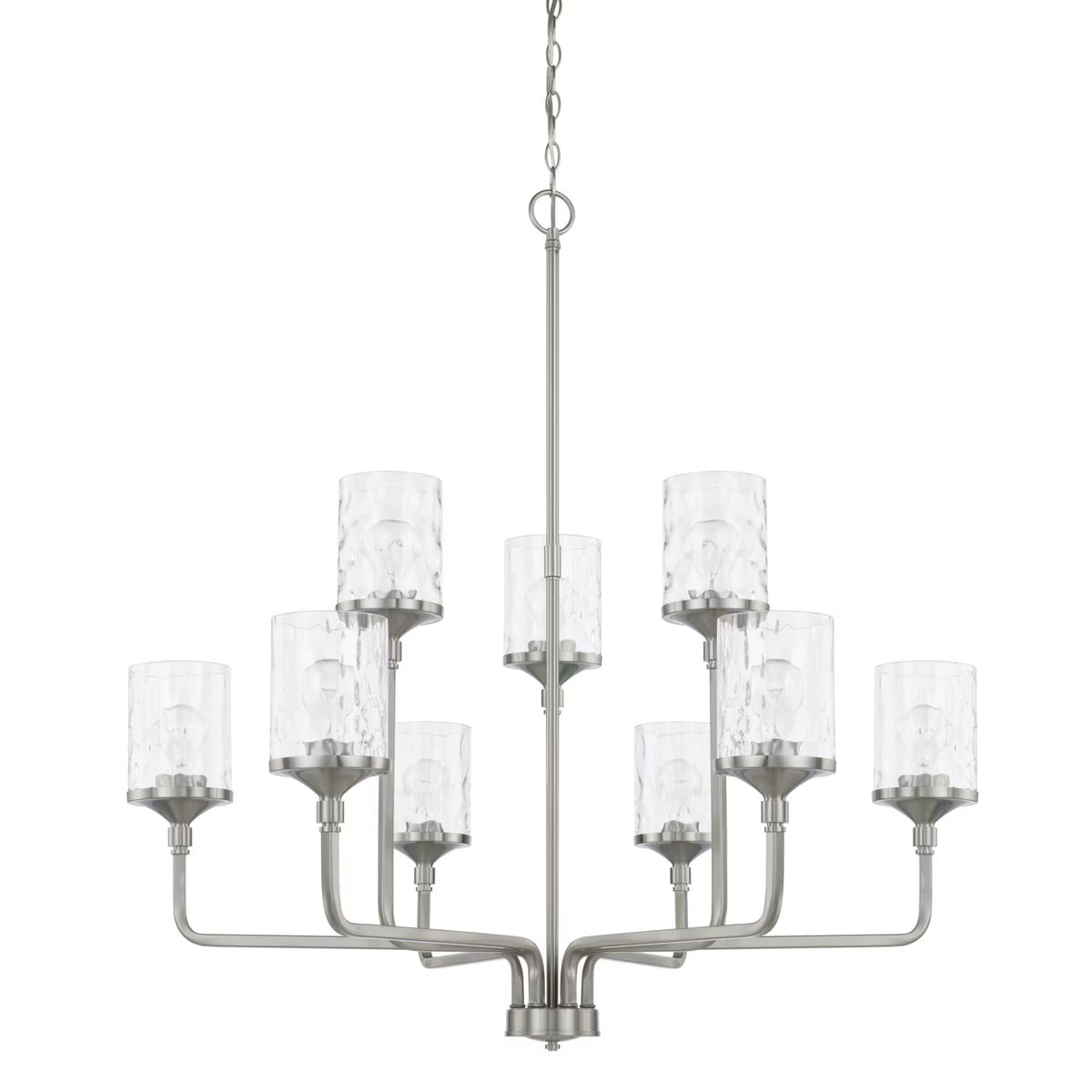Capital Lighting 428891-451 Colton 9 Light 38" Wide Chandelier - Brass