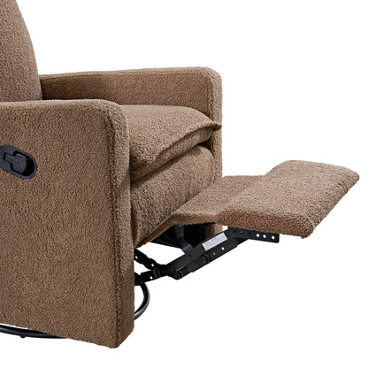 Soho Baby Coventry Glider Recliner Boucle White