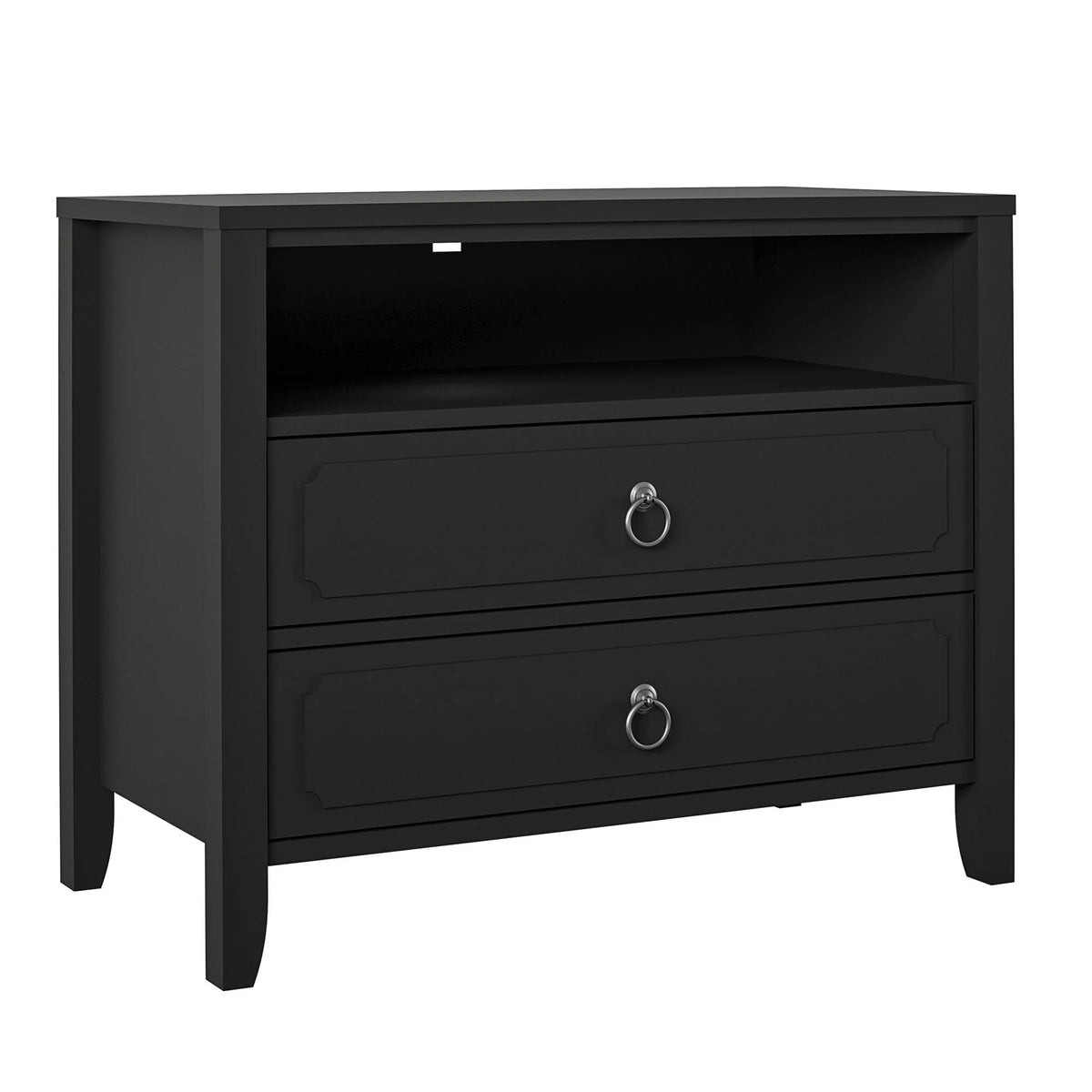 Her Majesty 2 Drawer Nightstand, Mustard Yellow
