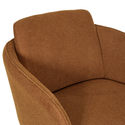 Better Homes & Gardens Juliet Office Chair, Ivory Boucle and Matte Black