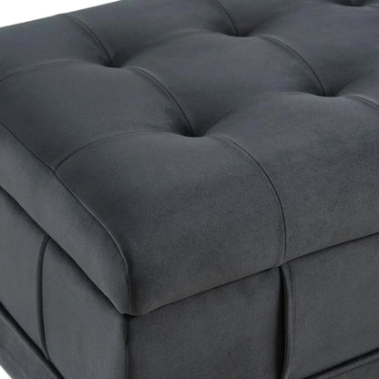 Picket House Furnishings Jude Tufted Storage Ottoman