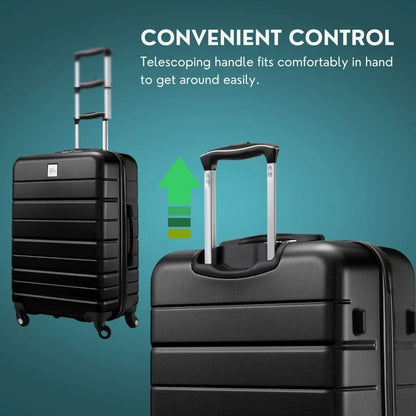 Skyway Luggage Epic 2.0 24" Hardside 8-Wheel Medium Check-In Spinner