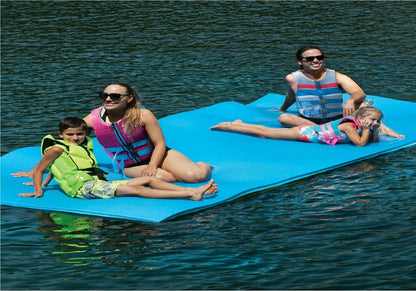 Layer Floating Oasis Water Pad 9 x 6 Water Sports Mat Float Island Utility Mats Floating Mat