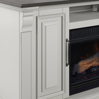 Tresanti Eloise Console with ClassicFlame CoolGlow 2-in-1 Electric Fireplace and Fan