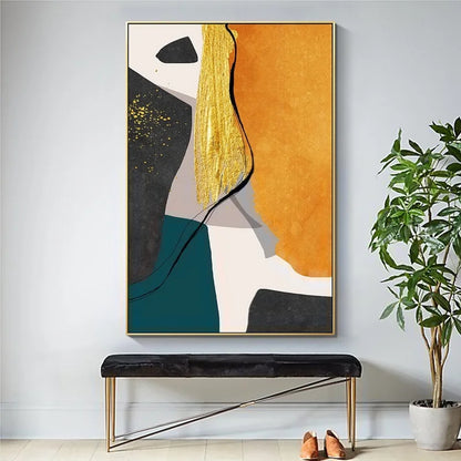 Brown Abstract Painting Wabi Sabi Wall Art Minimalist Painting Neutral Abstract Art Lare Earth Tone Modern Painting Home Decor
