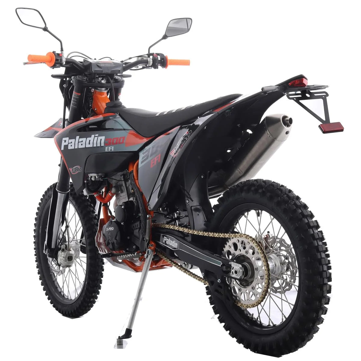X-Pro Paladin 300 EFI Dirt Bike with 6-Speed Manual Transmission and Balance Shaft and Dual Overhead Camshaft (DOHC) with Four Valves Engine, Electric Start! Big 21"/18" Wheels!