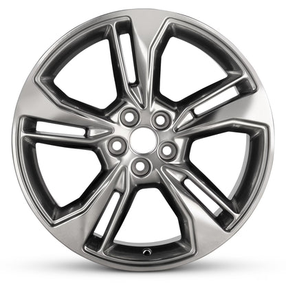 For 2017-2019 Ford Fusion 19 Inch Hyper Black Rim - OE Direct Replacement - Road Ready Car Wheel