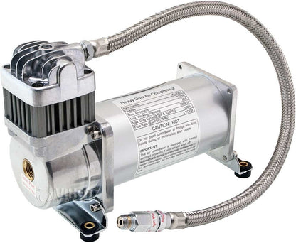 Vixen Horns 3 Gallon (12 Liter) Train/Air Horn Tank with 200 PSI Compressor Onboard System/Kit 12V VXO8330