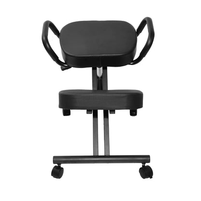 Ergonomic Kneeling Chair with Smooth Casters, Thick Comfort Padding for All-Day Comfort in Medical Offices or Therapy Clinics(A)