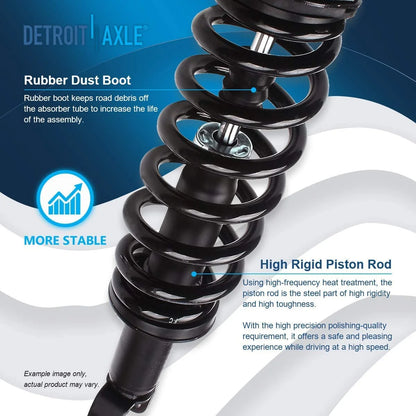 Detroit Axle Front Struts for 4WD 2009-2018 Dodge Ram 1500, 24 Ib 2 Piece