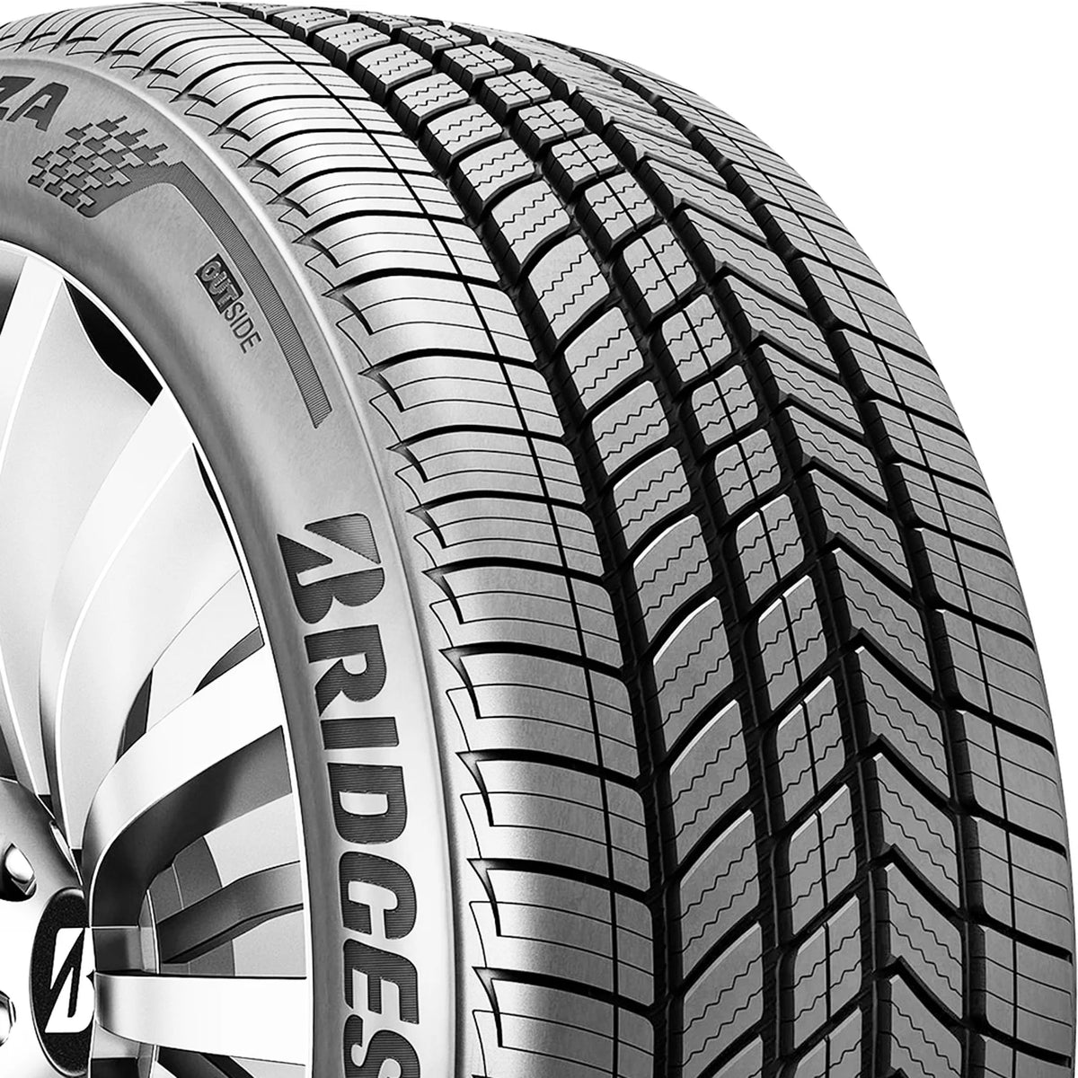 Set of 4 Bridgestone Turanza Quiettrack 215/55R17 94V a/s All Season Tires