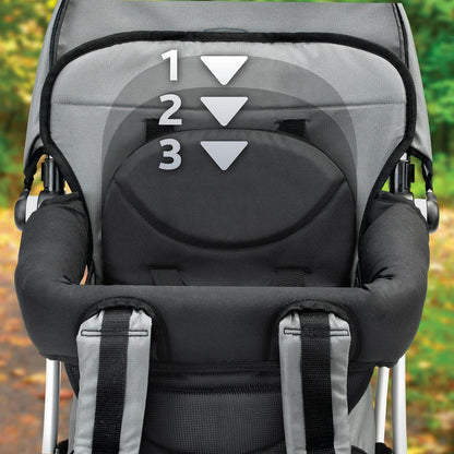 Chicco SmartSupport Backpack Baby Carrier - Grey (Grey/Black)