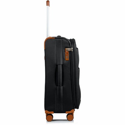 CHAMPS Classic Collection, 3-piece Softside Luggage set, Black