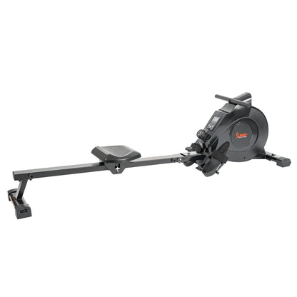 Sunny Health & Fitness 53.4" Extended Slide Rail Magnetic Rowing Machine Rower with Free SunnyFit App Membership - SF-RW5515